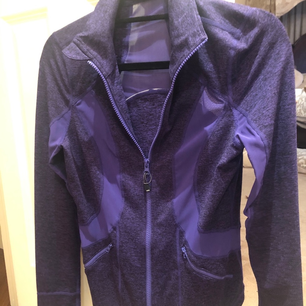 Zella purple heather jacket.  Size small.